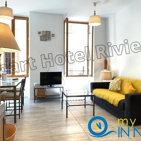 Riviera: Vieille Elegance Near Promenade Des Apartment